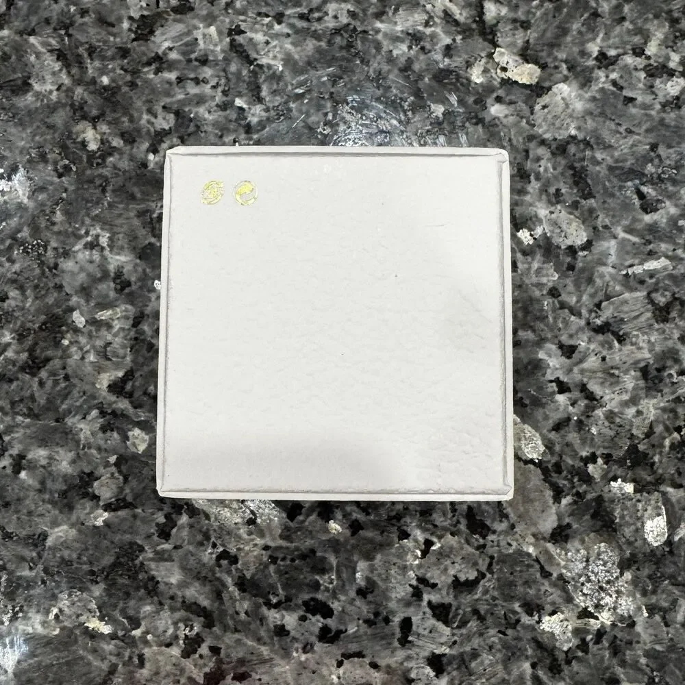 Dior Small White Jewelry Gift Empty Box w/ Dior Ribbon Stars 3.5